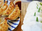 しそ餃子16個とくるむの餃子16個のセット(8コ入×4パック)特製タレ付き(焼き餃子用4個、水餃子用2個)(餃子専門店くるむ)