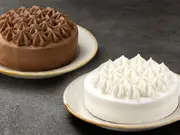 ホワイトクリームケーキ4号&クリームショコラケーキ4号(小岩井農場)