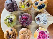 グルテンフリーヴィーガン 米粉・玄米マフィンセット(9個)(santecafeまる)