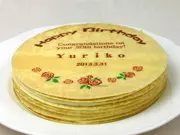 名入れバースデイミルクレープ(6号ホールケーキ) (クレープ工房)