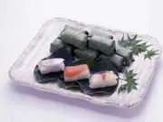 柿の葉すし 紙箱 さば・さけ・たい詰合せ 21個入り(柿の葉すし本舗たなか)