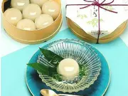 龍泉洞爽菓 水まんじゅう7個入り 1箱+龍泉洞の水500ml1本セット(中松屋)