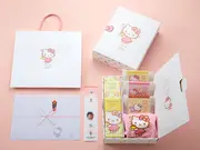 ベビーキティ 長崎カステラとハンカチのセット(長崎心泉堂)