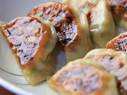 鮭ぎょうざ(立ち上がれ!ど真ん中おおつちネットショップ)