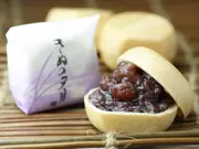 翁屋最中「きぬの夕月」6個入り(手づくり和菓子 翁屋)