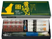 薬味付き讃岐ねぎうどんセット(さぬきうどんの亀城庵)