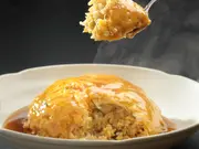 スぺ天×2個(かに玉あんかけチャーハン)(町の中華屋さん「御園飯店」)