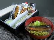 抹茶にしんそば(二人前)(柚子香)