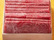 近江牛 A5特選霜降り しゃぶしゃぶ・すき焼き用(ウデ・ミスジ)600g(しゃぶしゃぶ日本料理たちばな)