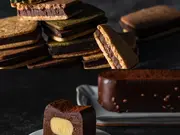 チョコレートサンド(バニラ・四日市抹茶・ビター・真珠の塩キャラメル各1個入)+ガトーショコラ(2本)セット(Chocolaterie4(ショコラトリーフォー))