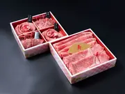 近江牛・宮崎牛・厳選和牛食べ比べ計520gを詰合せた「肉おせち」(池口精肉店)