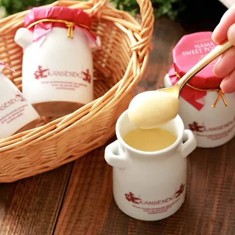 冷やしてスプーンで食すスイートポテト