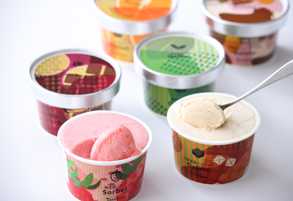 熊本素材ジェラート&ソルベ 6個入り