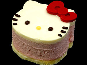 ハローキティ 苺（いちご） ミニケーキ～イチゴのクリームチーズケーキ～_0