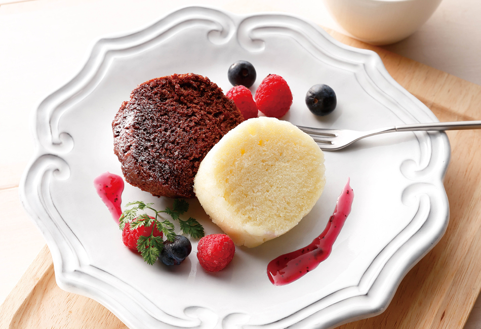 グルテンフリー ケーキミックス ココア&プレーン 4個セット