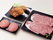 オリーブ牛ロースステーキセット / 2人前／肉のヒガシハラ