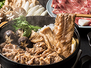 特上近江牛霜降り　すき焼きしゃぶしゃぶ用　500g（約4～5人前）【化粧箱入り】 / 近江牛通販かねきち