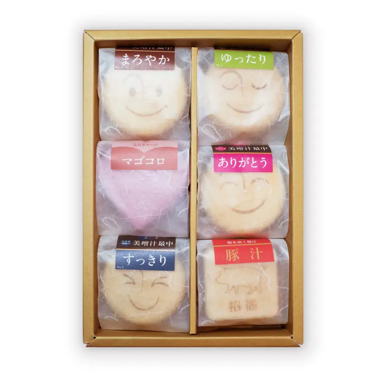 美噌汁最中6個箱_0