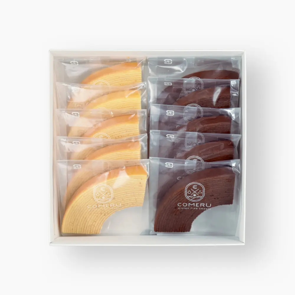 お米のカットバウム 10個入（プレーン・チョコ）_0