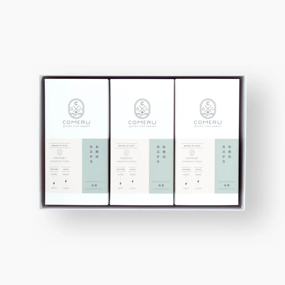 お米のカステラ 3個入（地酒）_0