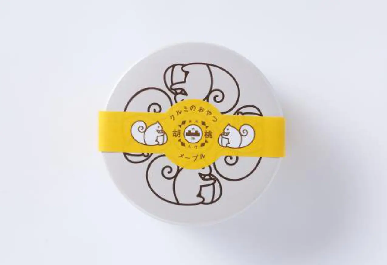 クルミのおやつ　リス缶入り　60g メープルシロップ_0