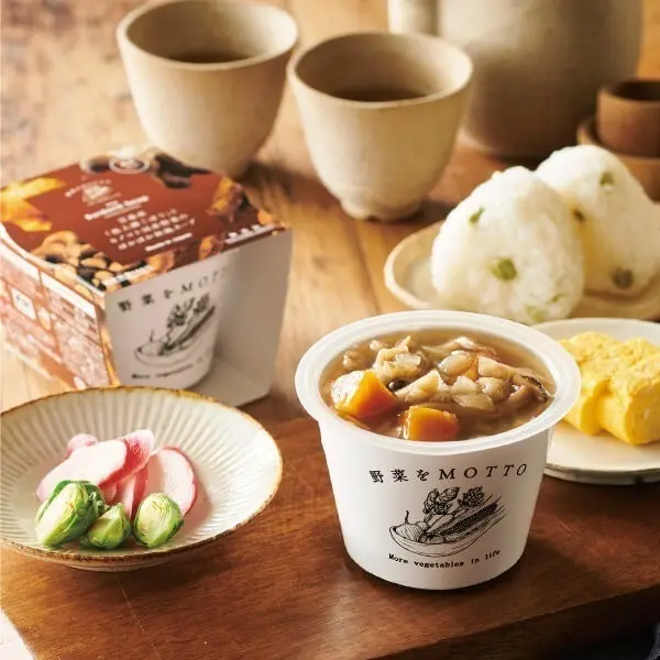 青森産ごぼうと2種キノコと国産野菜のぽかぽか和風生姜スープ_1