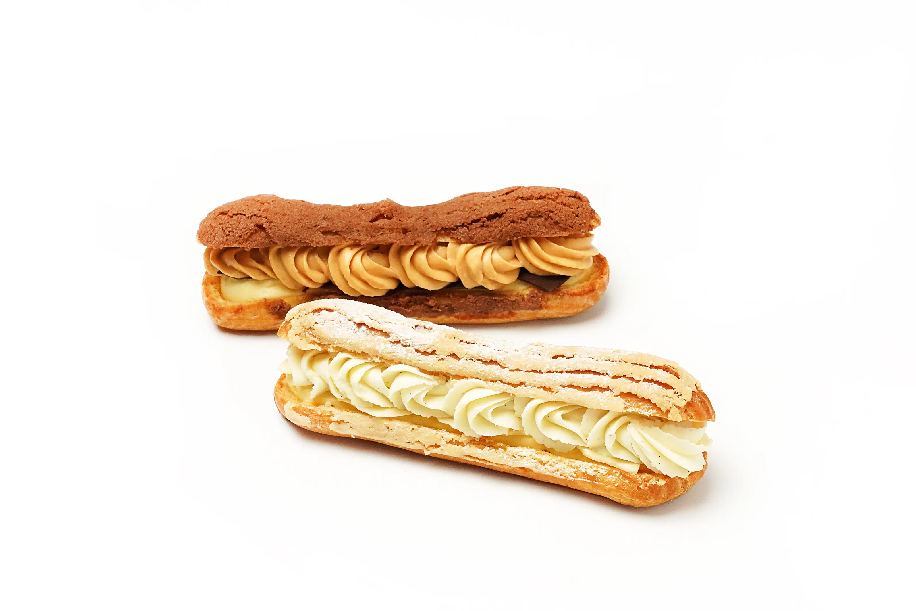 ケーキ エクレア キャラメル＆ヴァニラ（6個詰合せ）_0