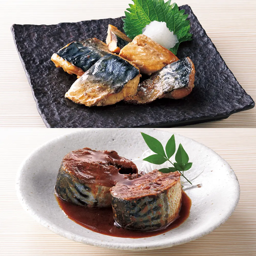 〈食彩倶楽部〉さば塩焼き3缶･味噌煮3缶_0
