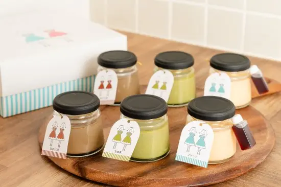 お歳暮セット（プリン）【プレーン2個・京抹茶2個・京ほうじ茶2個】_0