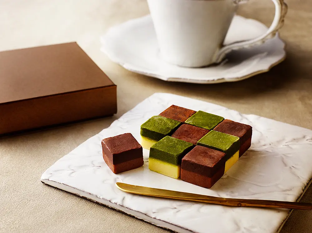 生チョコデュアルショコラ 9粒入 （抹茶とホワイトチョコ）_1