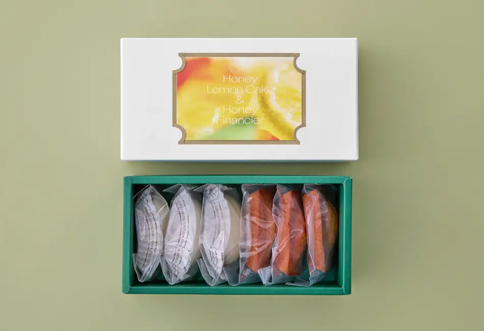 はちみつレモンケーキ＆はちみつフィナンシェ 各3個セット_0