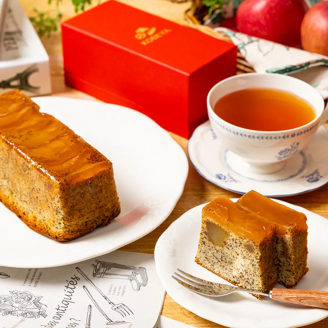 カラメルりんごと紅茶のケーキ_1