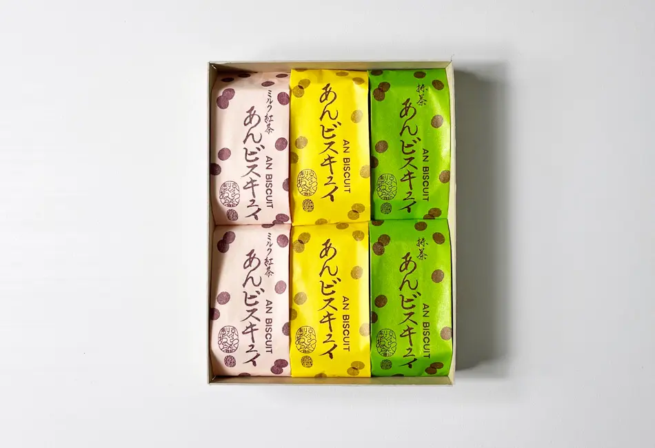 あんビスキュイ（プレーン・ミルク紅茶・抹茶）詰合せ　6個入_0