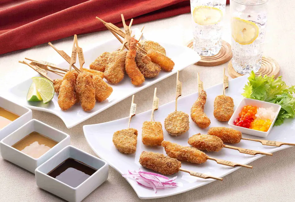 神戸 串乃家　串揚げセット 9種22串_0