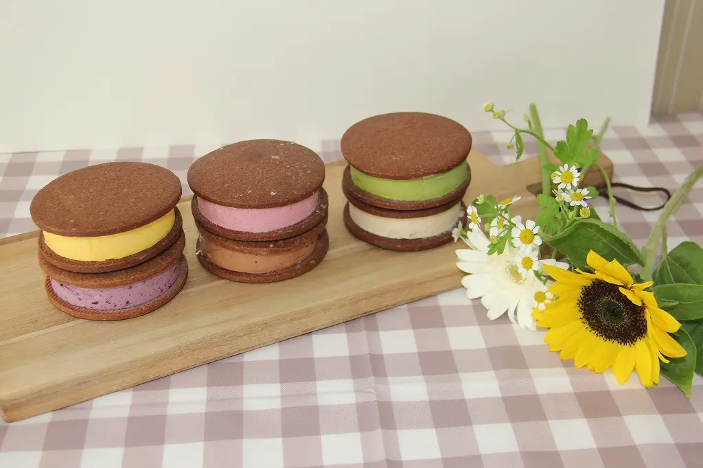 アイスクッキーサンド6個入（チョコレート・信州くるみ・信州ブルーベリー・ラズベリー・マンゴー・抹茶×1個入）_1