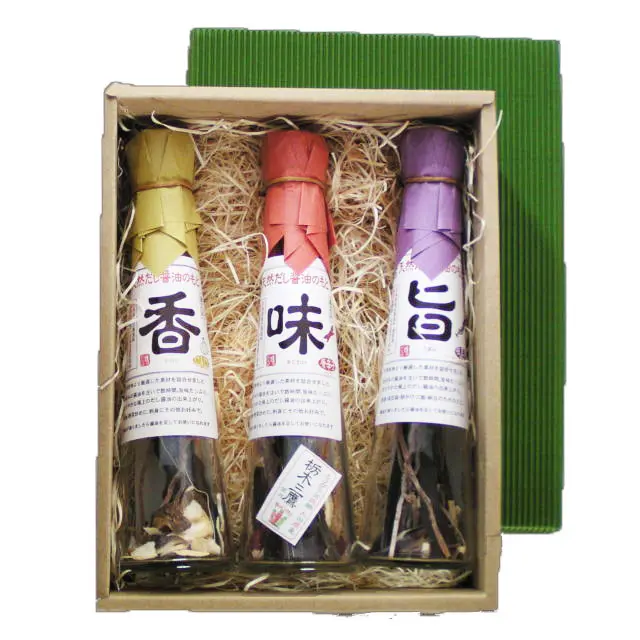 天然だし醤油のもと〈旨〉〈香〉〈味〉3本詰合せ_0