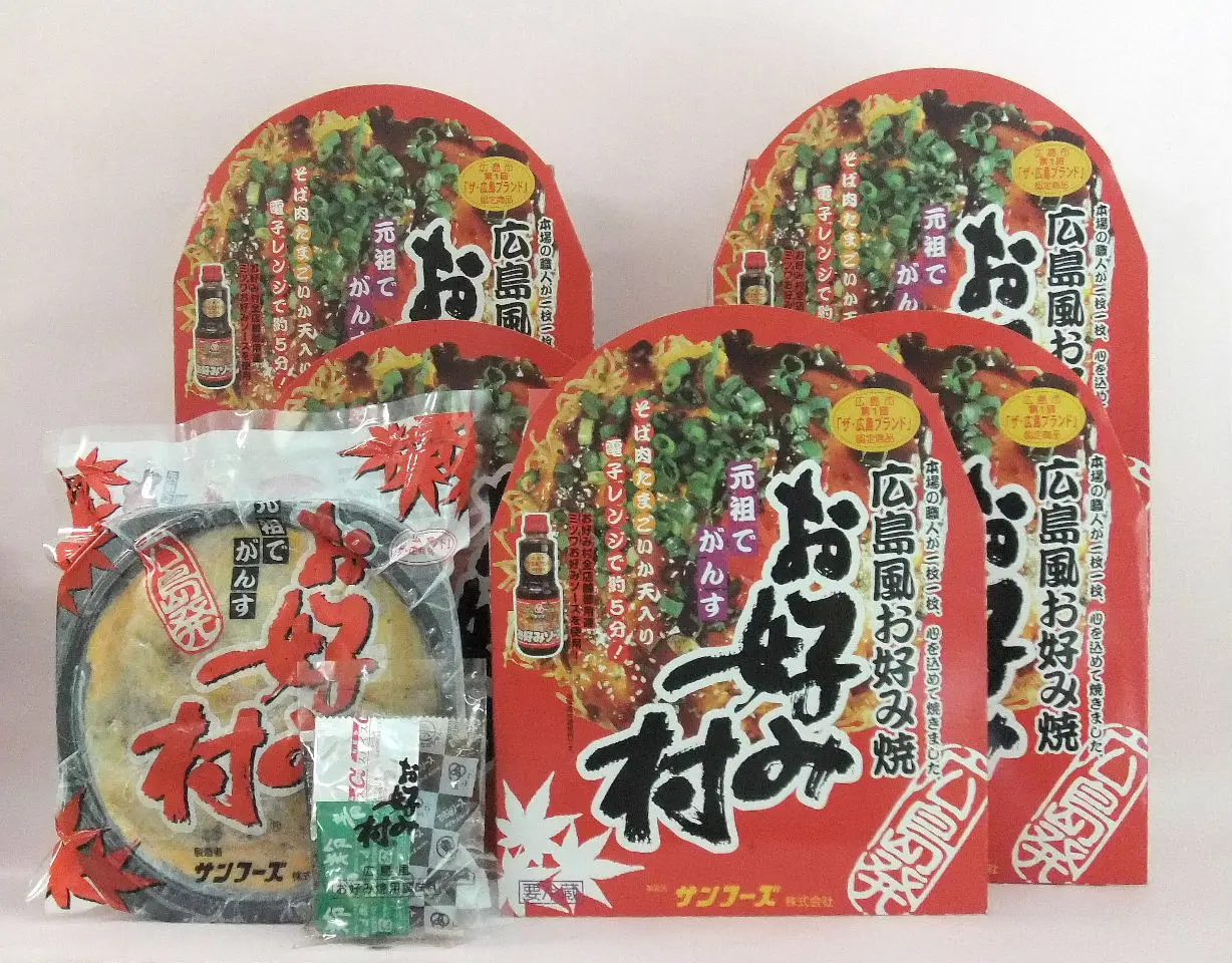 冷蔵お好み焼「お好み村」レギュラーサイズ5枚セット_0