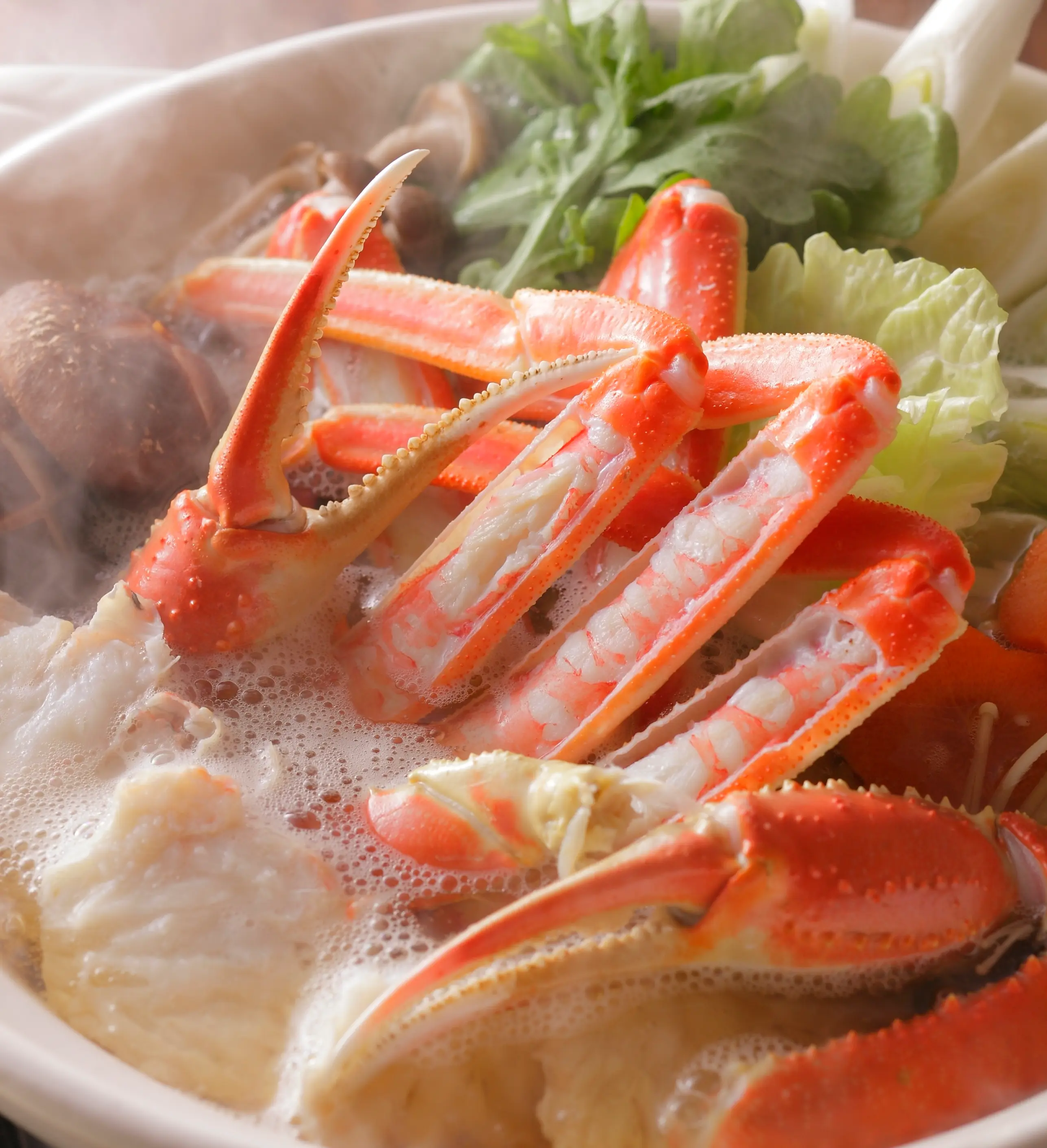 松葉ガニ地鍋セット　特製スープ付き　中サイズ2人用_0