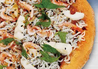 しらすと桜えびのピザ_0