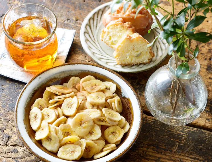 良質バナナのバナナチップス《500g》_0