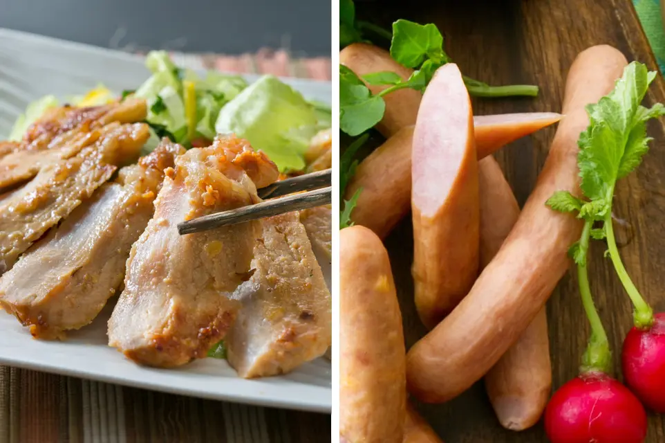 黒豚ロース味噌漬けと黒豚ソーセージ_0