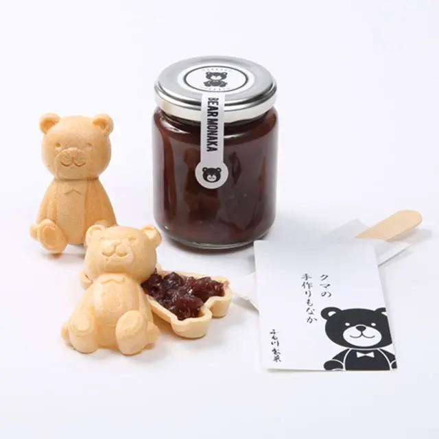 クマの手作りもなか (10個入り)_0