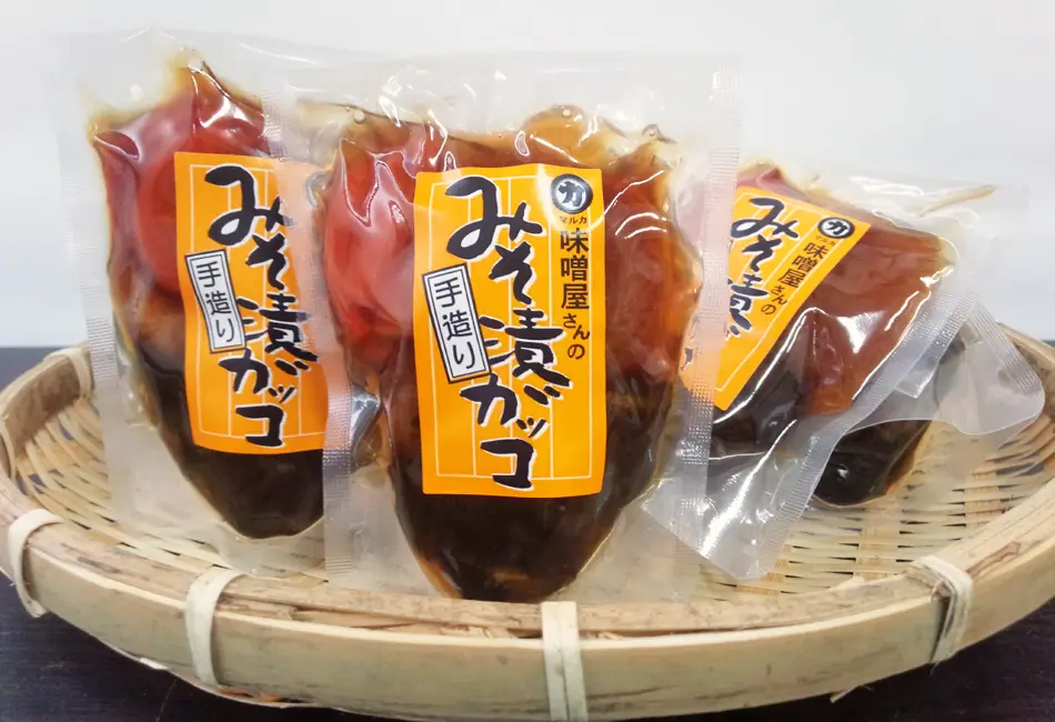 味噌屋さんのみそ漬けガッコ 100g_0