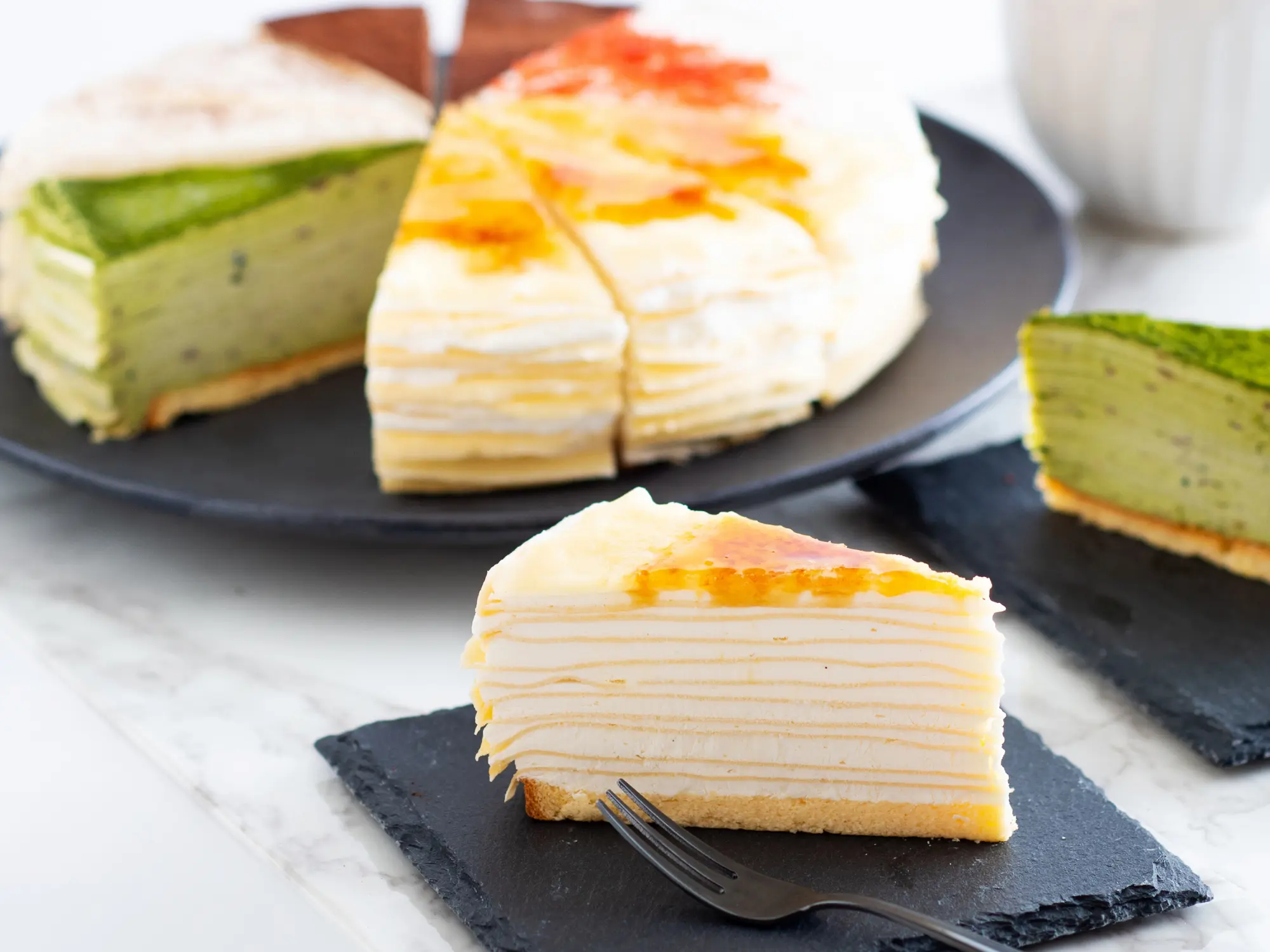 もっちり食感の手作りミルクレープ5種食べ比べセット 12個入り_3