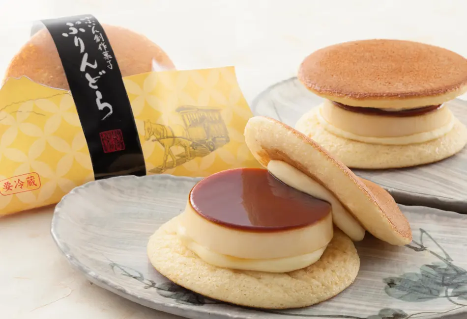 ゆふいん創作菓子 ぷりんどら 4個入_0