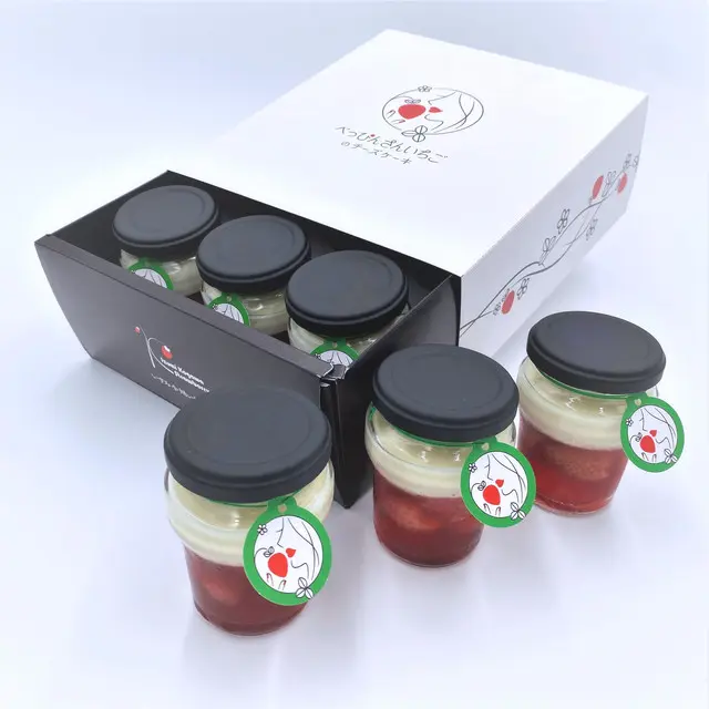 べっぴんさんいちごのチーズケーキ 6個セット_0