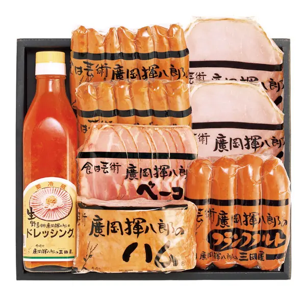 ハム・ベーコン・ウィンナー・ドレッシングのギフトセット(KGT-68)_0