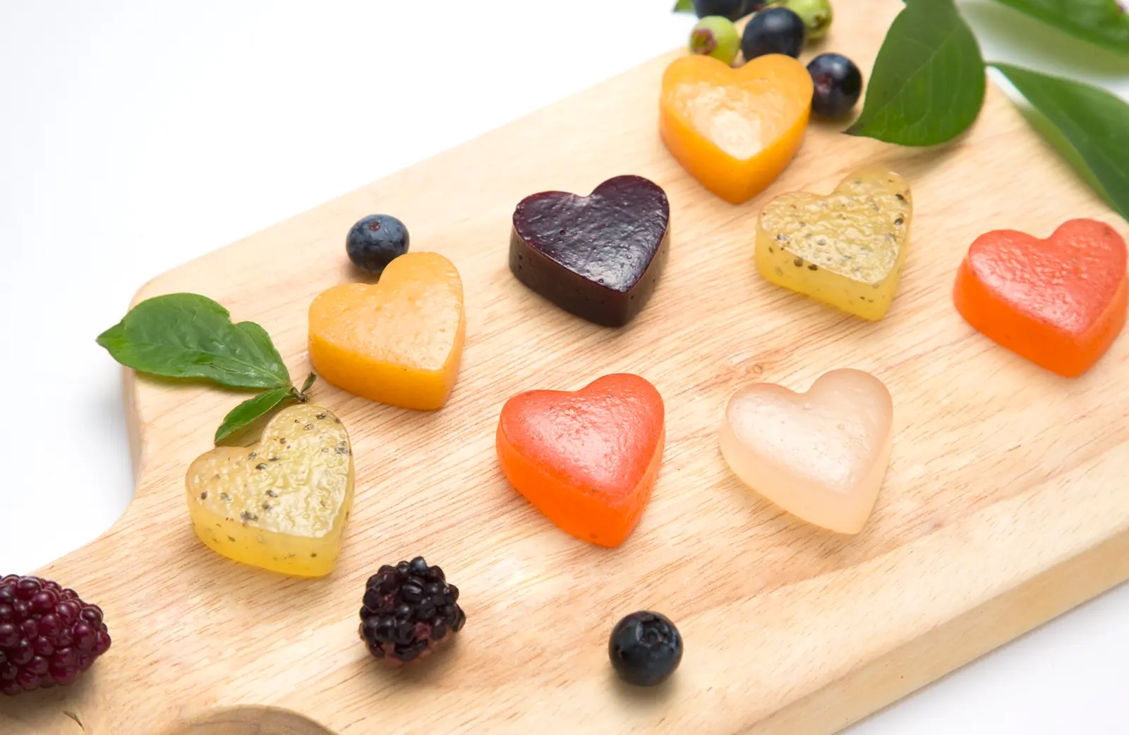 フルーツくずもち（イチゴ・キウイ・ブルーベリー・二十世紀梨・こおげ花御所柿）個包装20個入_0