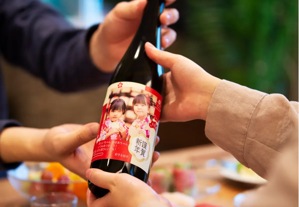 好きな写真でラベルが自分で作れる ラベル付「純米吟醸 渓」720ml_0