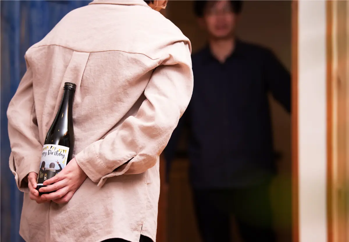 好きな写真でラベルが自分で作れる ラベル付「純米吟醸 渓」720ml_3